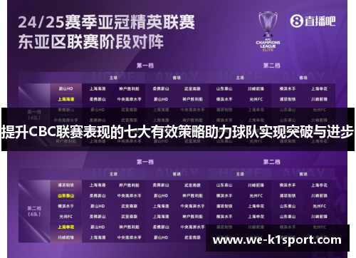 提升CBC联赛表现的七大有效策略助力球队实现突破与进步