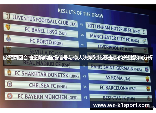 欧冠两回合抽签前瞻临场信号与换人决策对比赛走势的关键影响分析